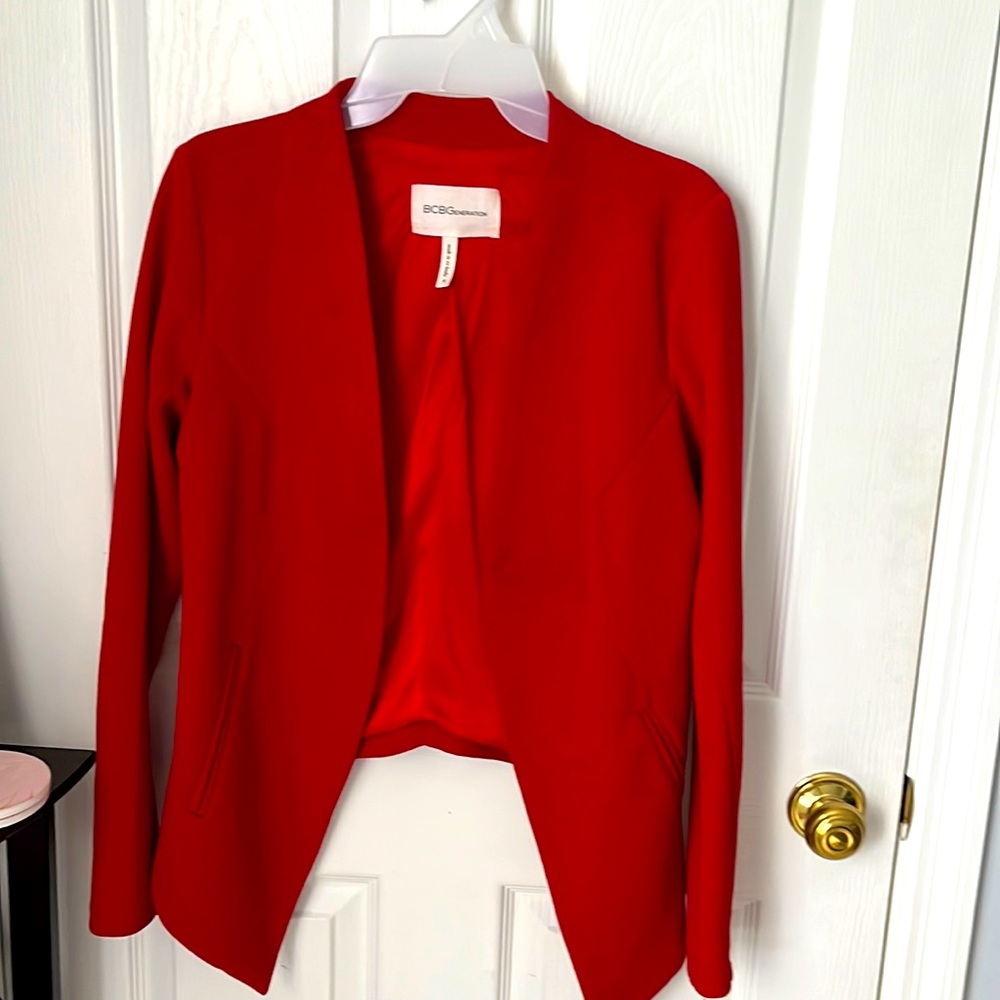 BCBGeneration Red  Blazer size small. Amazing condition! A must have!